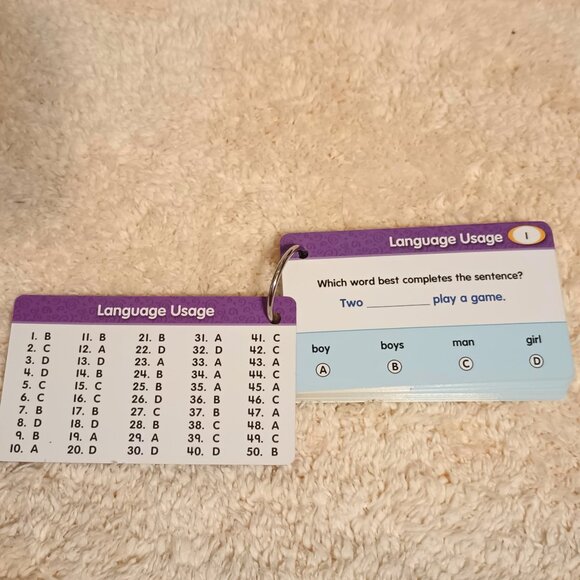 EUC ~ Lakeshore Language Test Prep Rings ~ Grade 1 - Picture 13 of 16